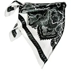 VIVAFELICIA - Pañuelo Bandana Notre Dame Blanco