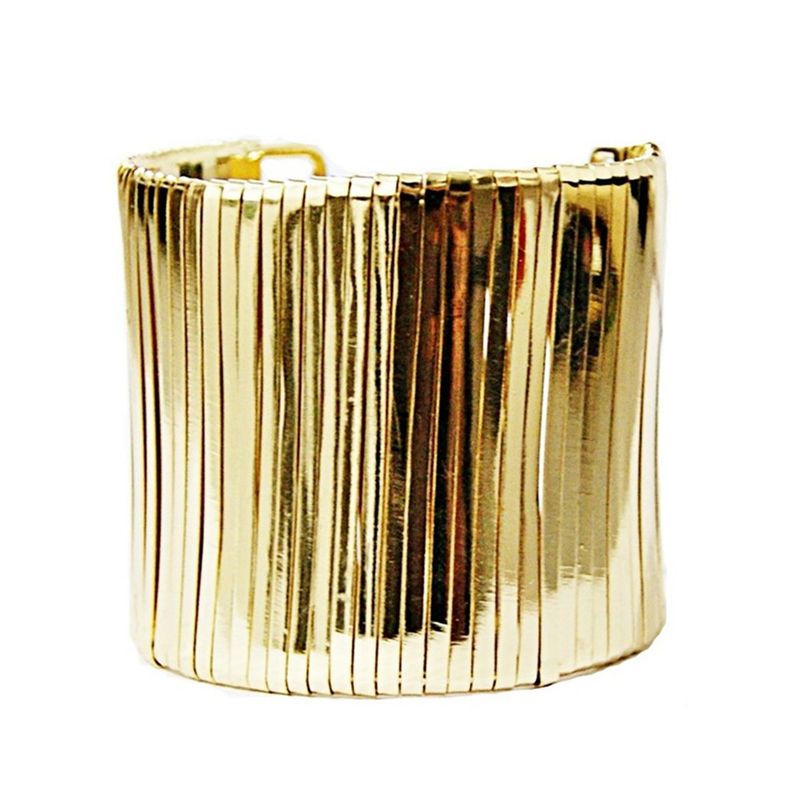 VIVAFELICIA - Pulsera Brasalete  Cleopatra Dorado