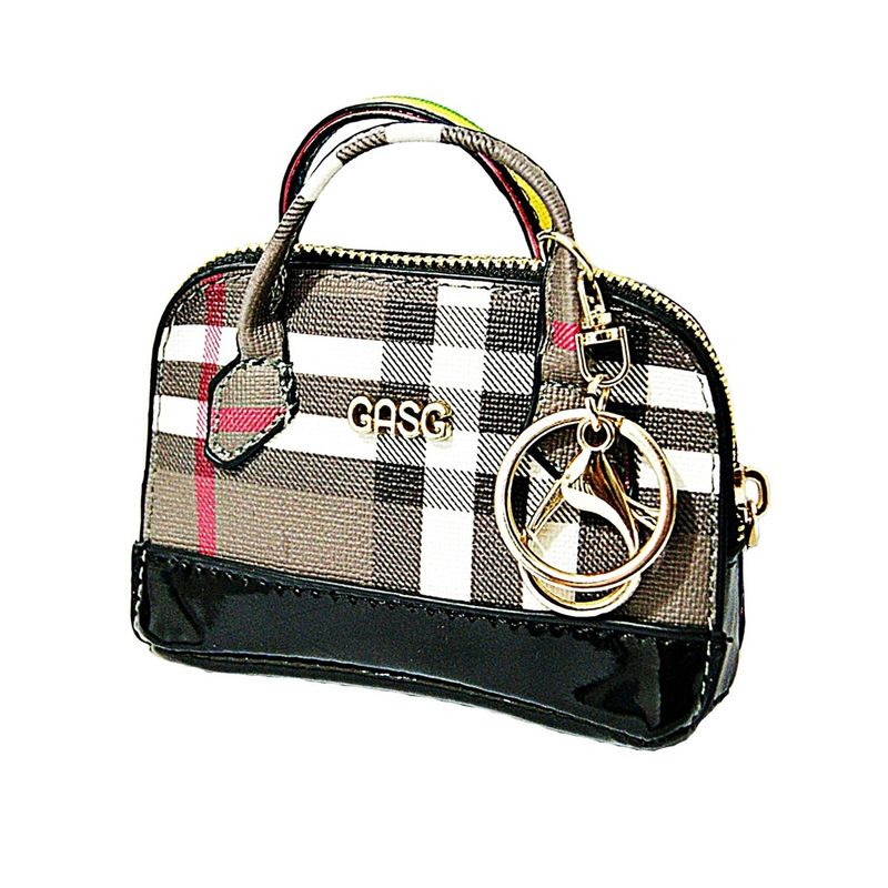VIVAFELICIA - Monedero  LLavero Escocia Negro