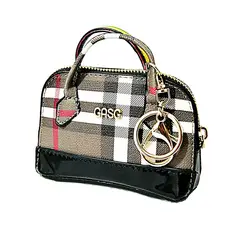 VIVAFELICIA - Monedero LLavero Escocia Negro