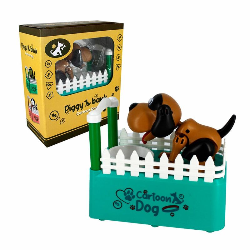 GENERICO - Alcancía Traga Monedas Con Diseño De Perro