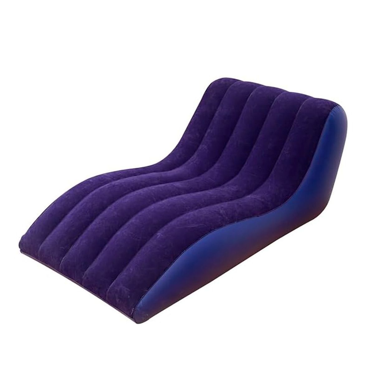 GENERICO - Sofá Inflable Tumbona Portátil Lavable Azul