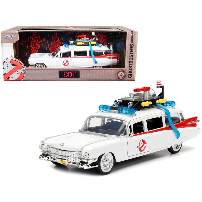 JADA TOYS - Auto Caza Fantasma Ecto-1 Ghostbusters 1:24 # 64593