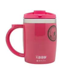 KEEP - MUG TERMO COLORES 400 ML rosa