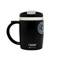 KEEP - MUG TERMO COLORES 400 ML negro