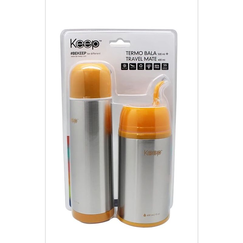 KEEP - TERMO MATE ACERO KEEP AMARILLO