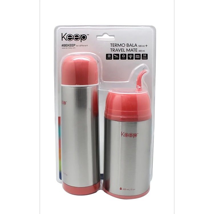 TERMO MATE ACERO FUCSIA