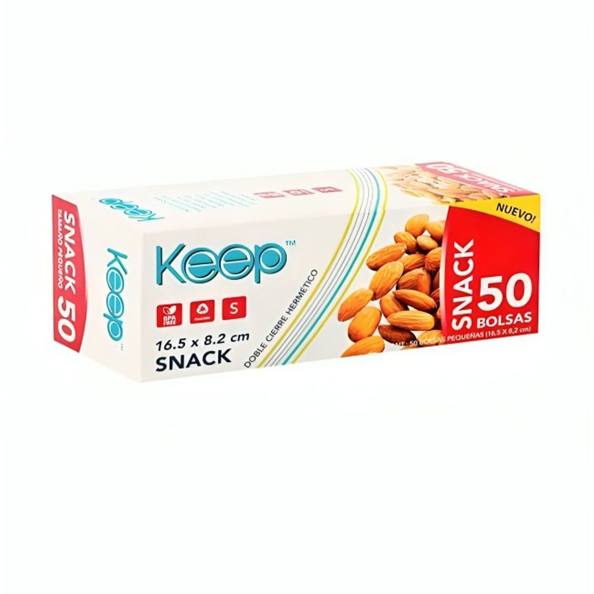 GENERICO - BOLSA HERMETICA SNACK 50UN