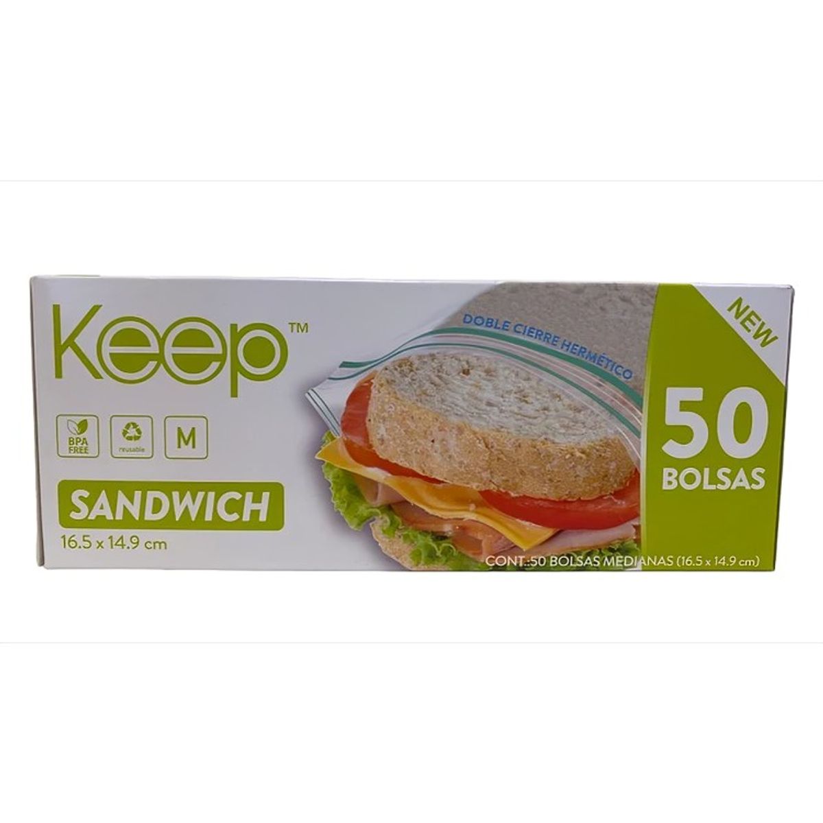 GENERICO - BOLSA HERMETICA SANDWICH 50UN