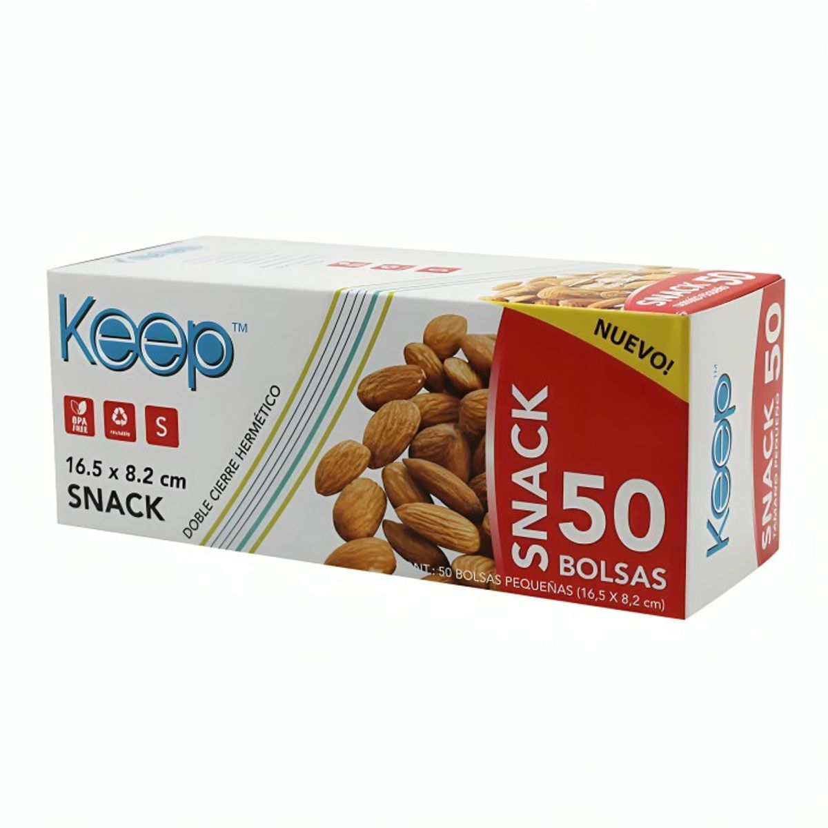 GENERICO - BOLSA HERMETICA SNACK 50UN