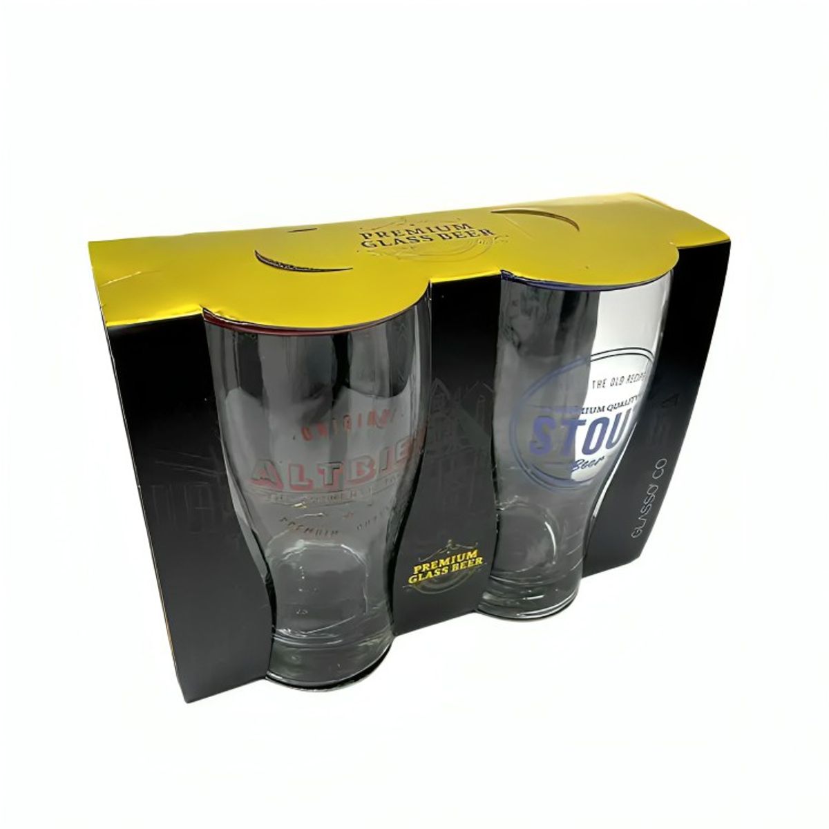 GLASSO - Set 2 Vasos Cerveza Glasso