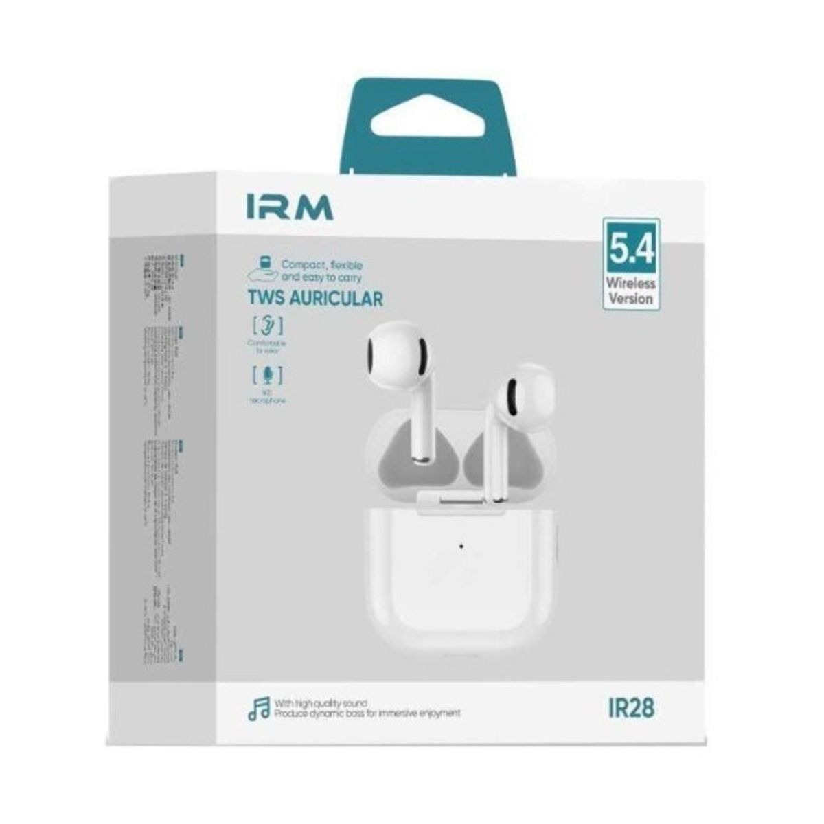 IRM - Audífonos Inalámbrico TWS bluetooth 5.0 con micrófono IR28
