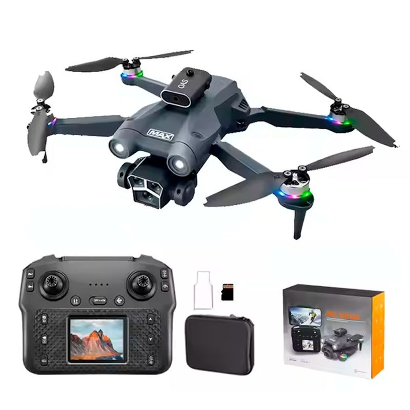 GENERICO - Dron M3 Ultra Con Control Remoto Y Pantalla Luz Rgb