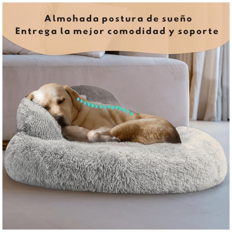 YEP S Cama Mascota Grande Yep XL Antiestrés Ronquido Gris