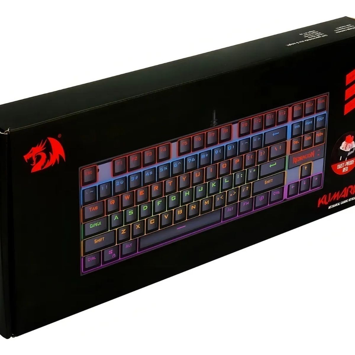 REDDRAGON - Teclado Gamer Redragon Kumara K552 RGB Mecánico Blue Switch