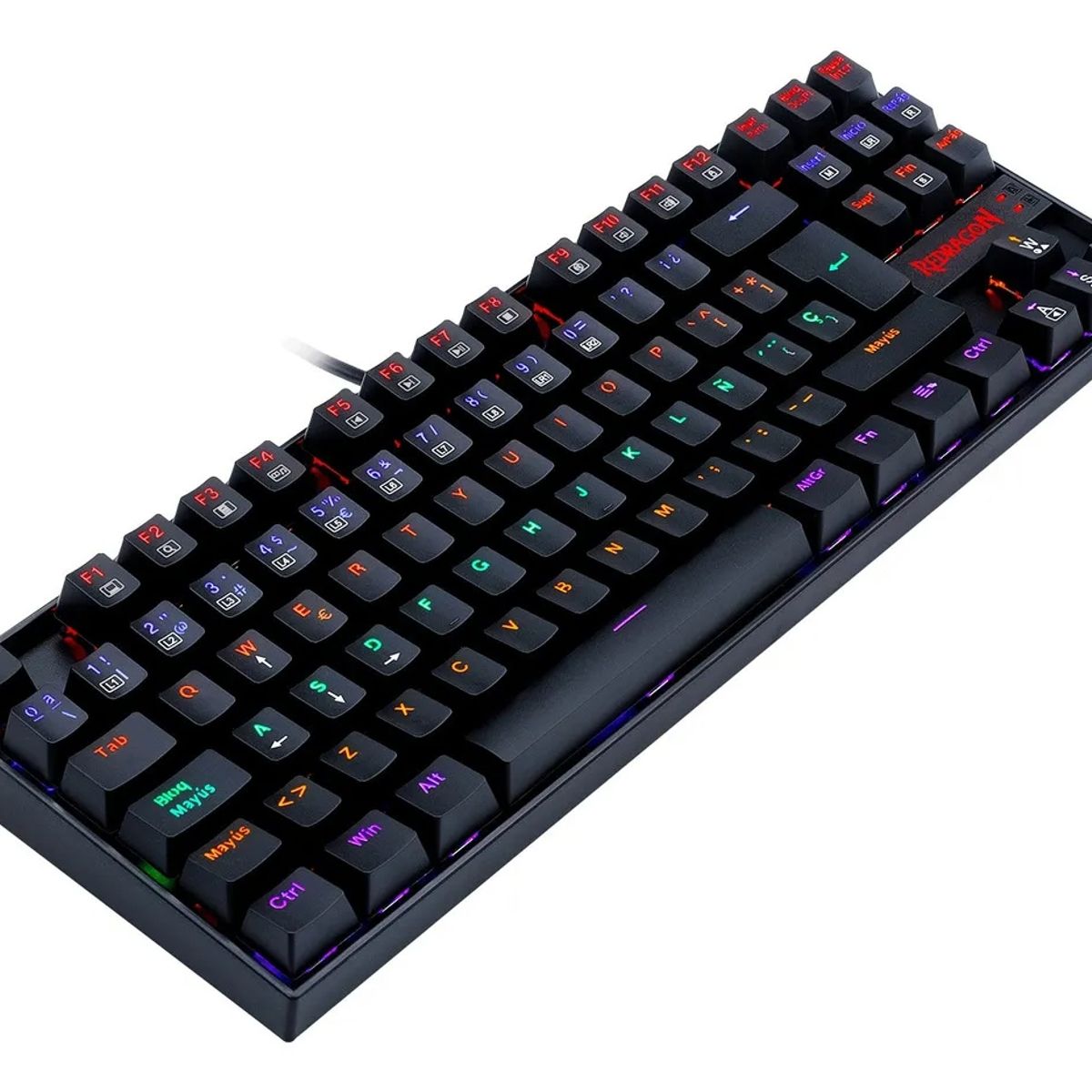REDDRAGON - Teclado Gamer Redragon Kumara K552 RGB Mecánico Blue Switch