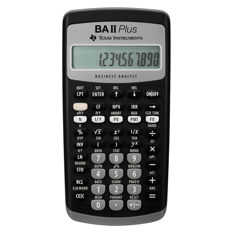 TEXAS - CALCULADORA FINANCIERA BA II PLUS