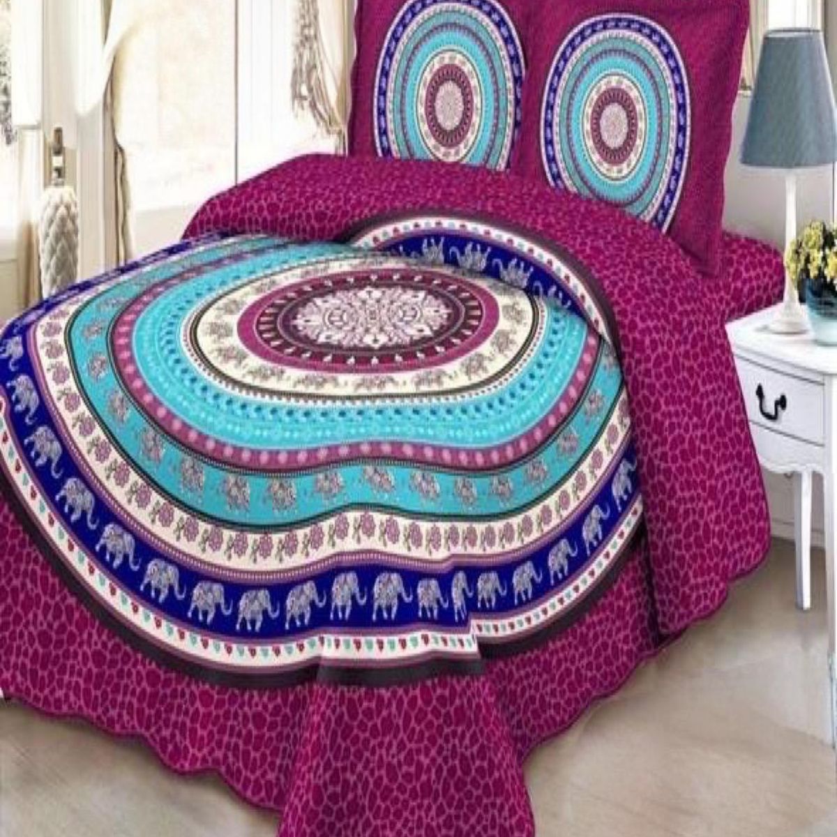 GENERICO - Cubrecama Cobertor Quilt 2 Plaza Primera Verano Q02