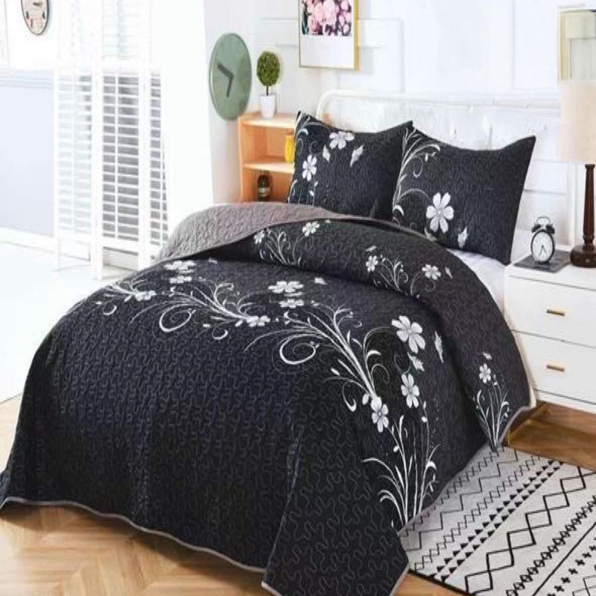 GENERICO - Cubrecama Cobertor Quilt 2 Plaza Primera Verano Q55