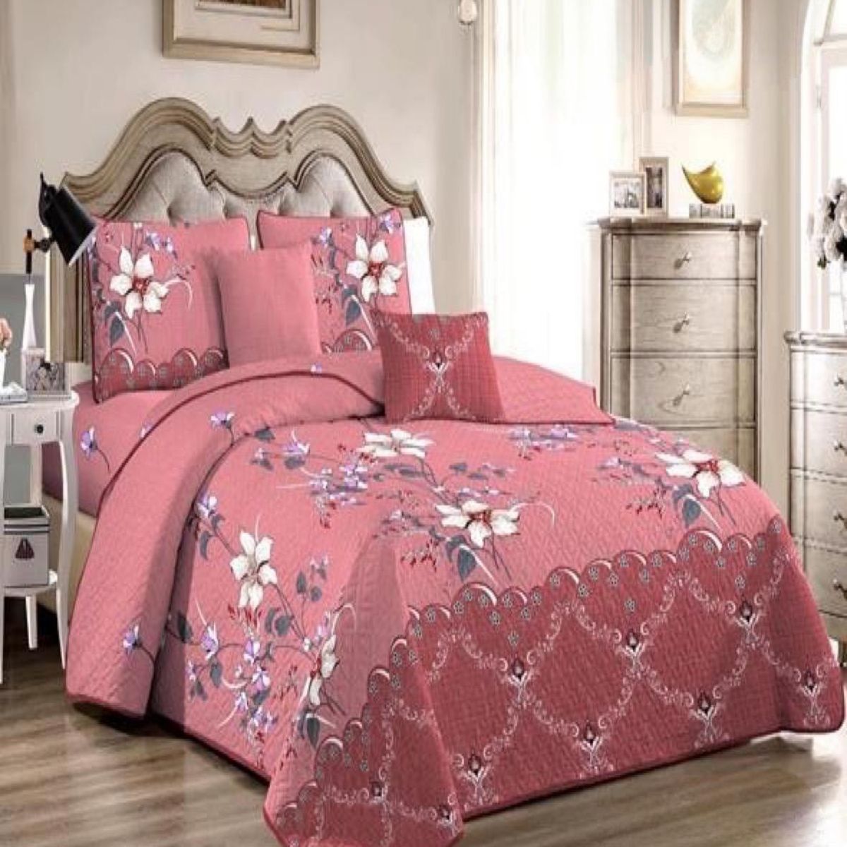 GENERICO - Cubrecama Cobertor Quilt 2 Plaza Primera Verano Q72