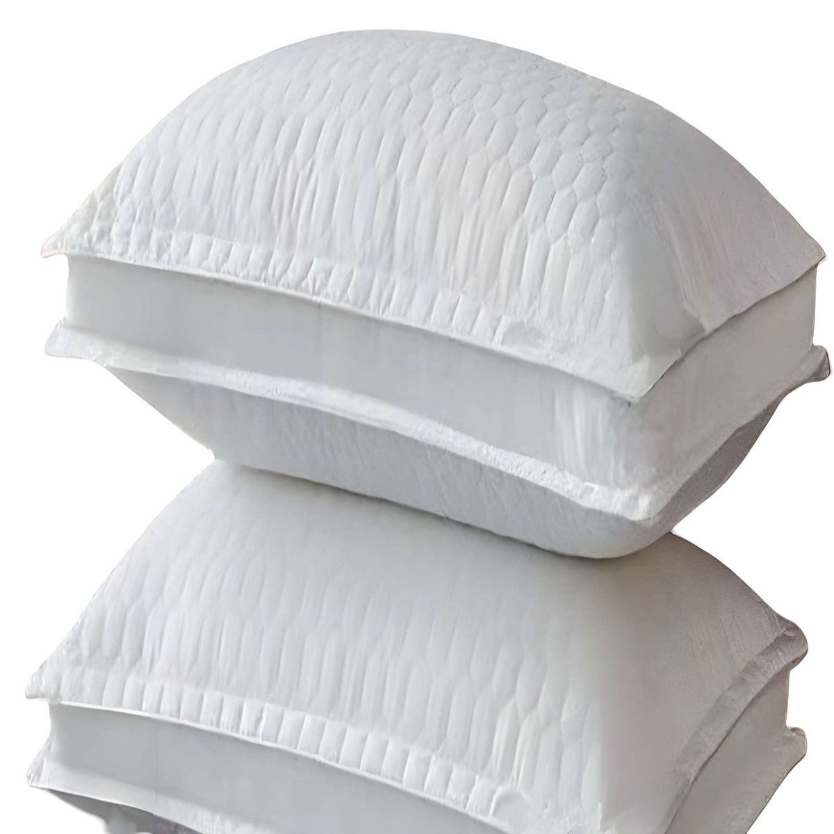 GENERICO - PACK DE 2 ALMOHADAS BLANCO PREMIUN DOBLE PILLOW 50X70