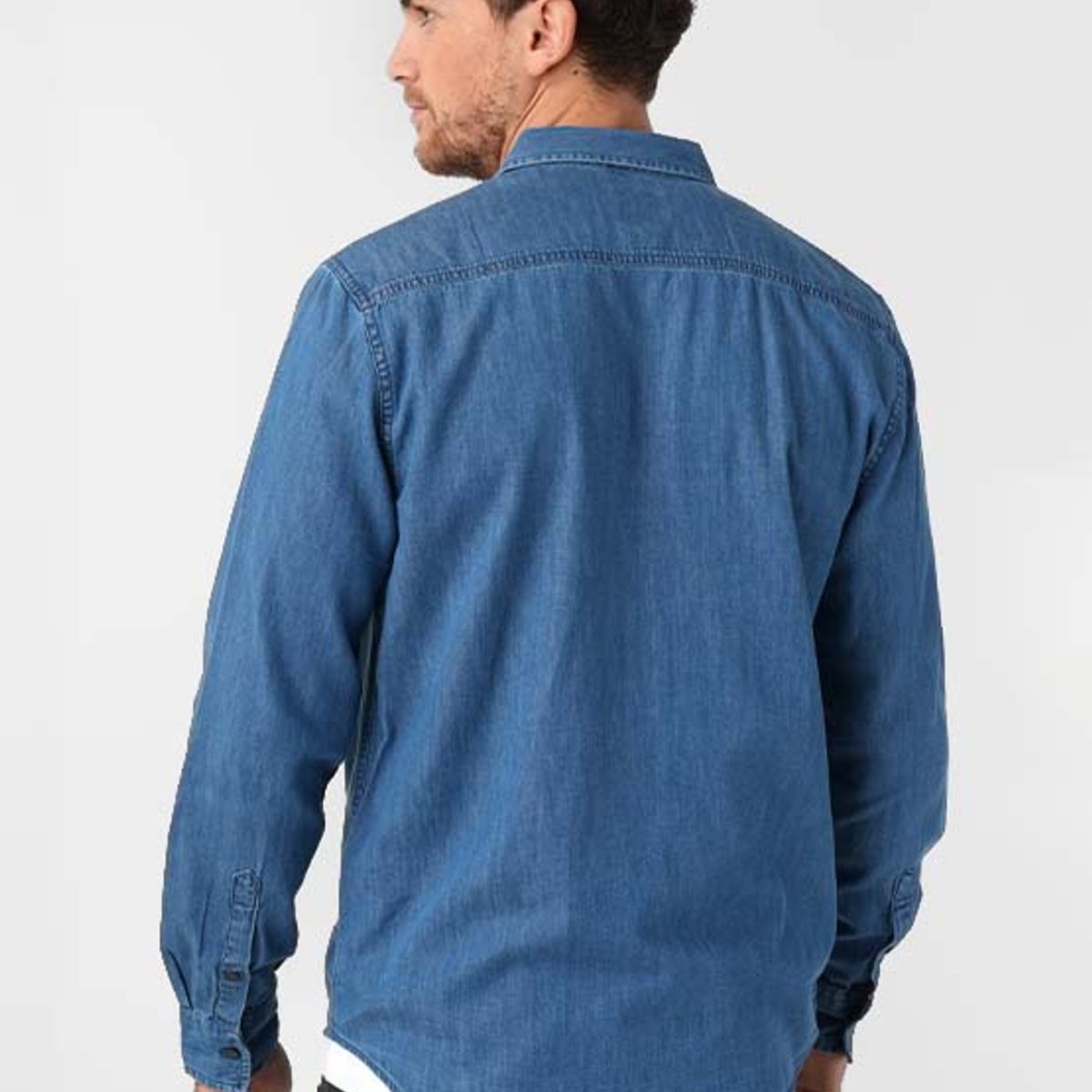 JAYSON - camisa hombre mezclilla