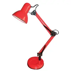 BP - Lámpara Escritorio Vintage Articulada Rojo ByP