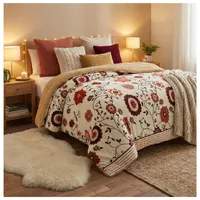 Cobertor Chiporro Invierno 2 Plazas - Beige Mándala M209