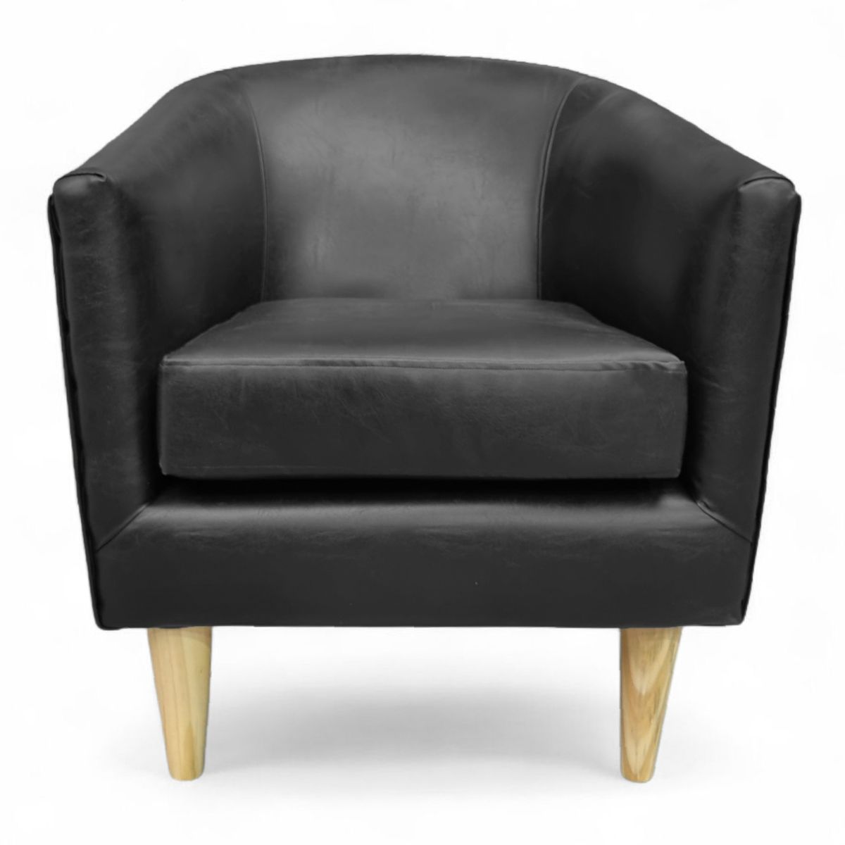 MBC - Poltrona Murcia - cuero sintentico Pu Negro