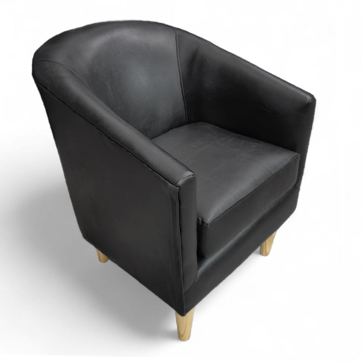 MBC - Poltrona Murcia - cuero sintentico Pu Negro