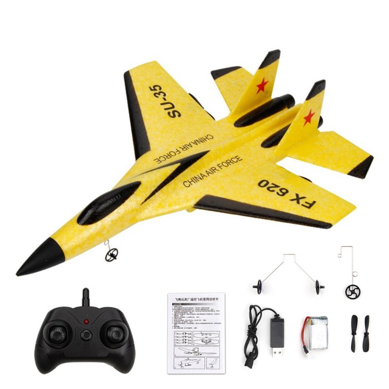 GENERICO - Avión RC Tecnología 2.4GHz Maniobras Acrobáticas 150 mAh