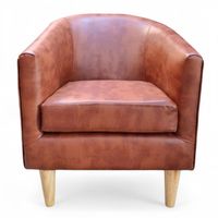 Poltrona Murcia - Cuero Sintético Pu Café