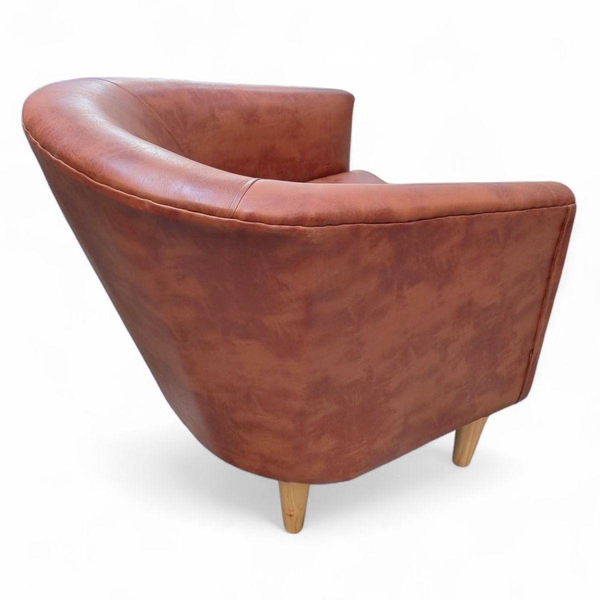 MBC - Poltrona Murcia - Cuero Sintético Pu Café