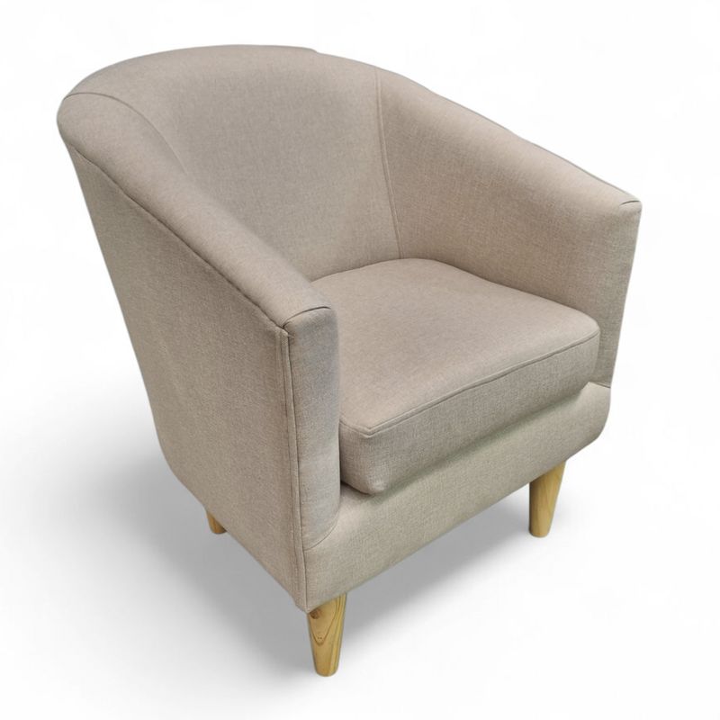 GENERICO - Poltrona Murcia - Tela Lino Beige