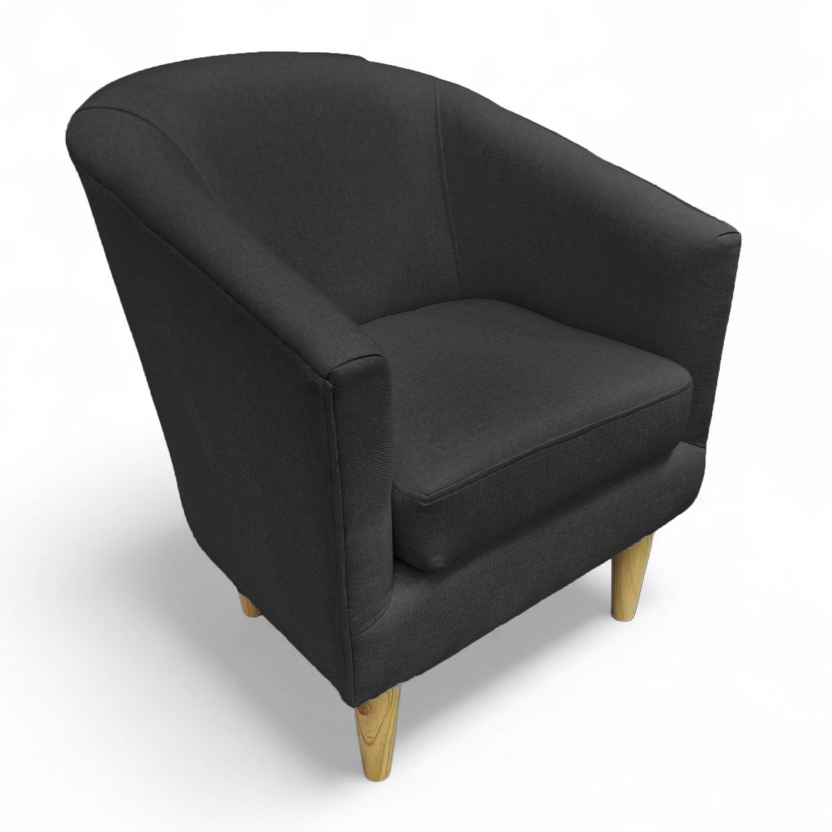 MBC - Poltrona Murcia - Tela Lino Negro