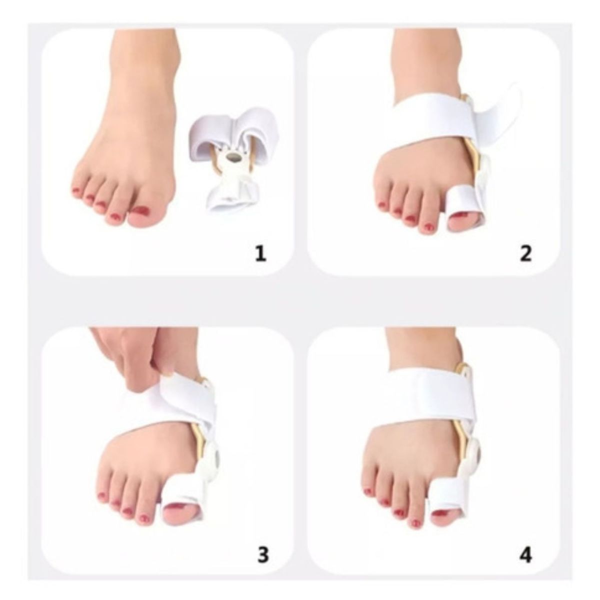 GENERICO - Férula Corrector Juanetes Ortesis Hallux Valgus
