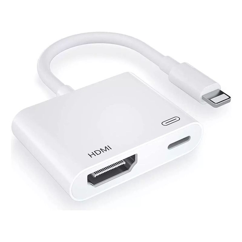 GENERICO - Adaptador Para Lightning A Hdmi Para iPadiPhone