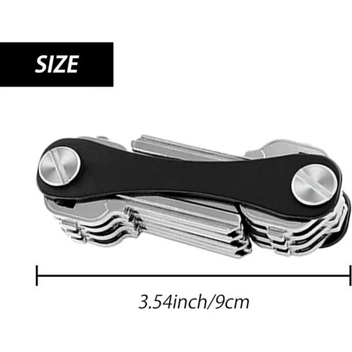 MOVI - Llavero Compacto Organizador hasta 12 llaves