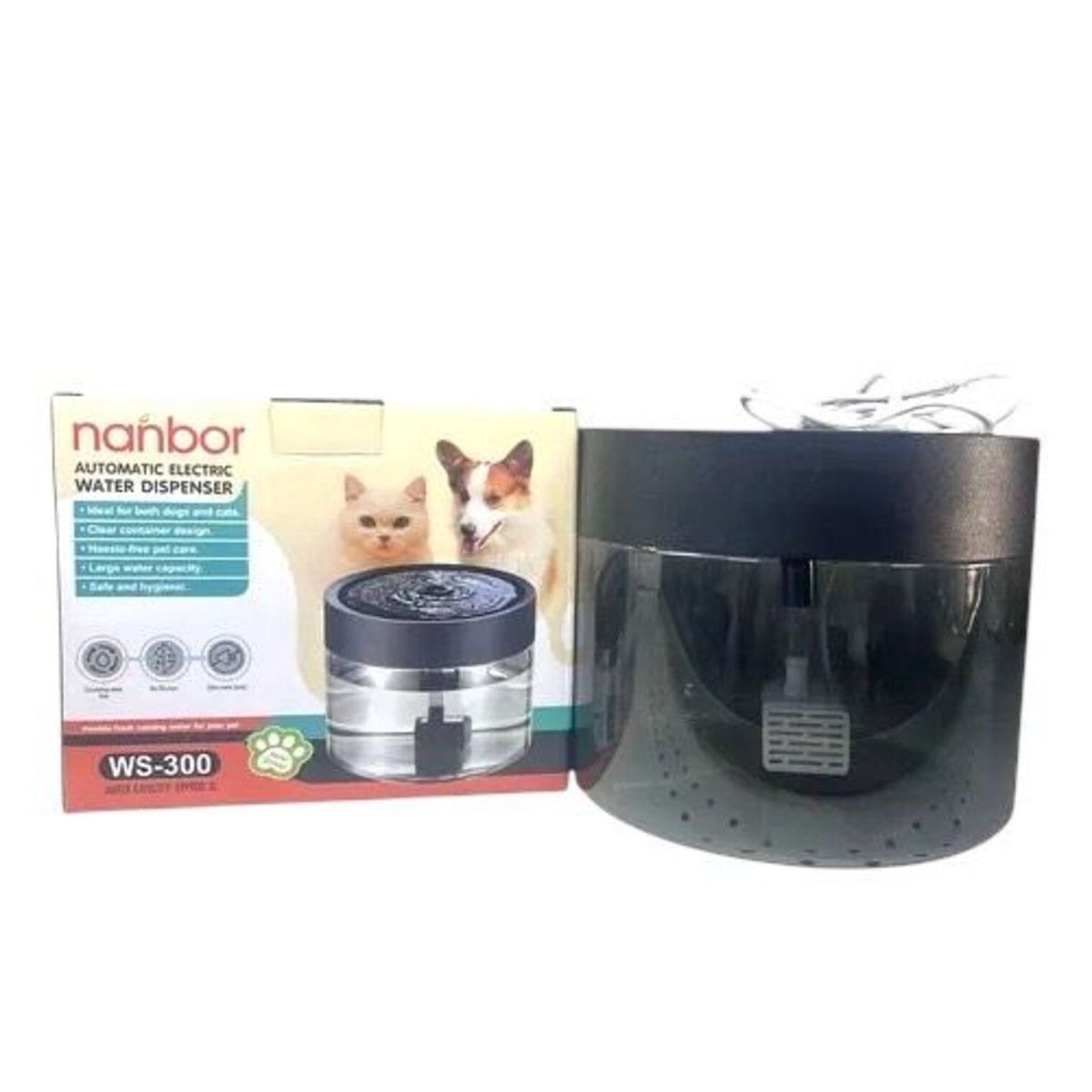 GENERICO - Dispensador De Agua Para Mascota Con Usb Ws-300