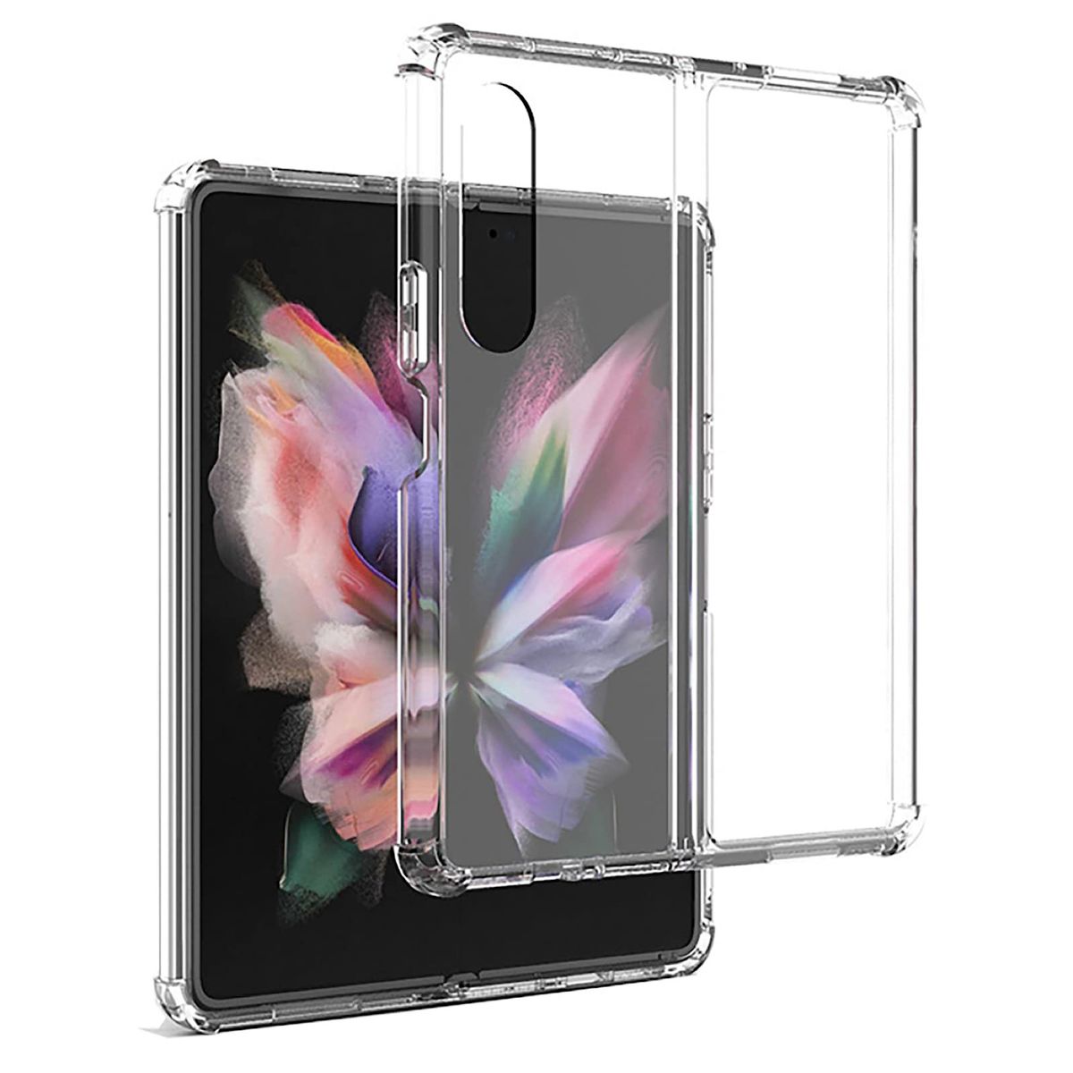 GENERICO - Carcasa Transparente Reforzada Para Samsung Z Fold 4