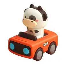 DANWEILE - Coche de inercia animal de prensa para niños - Verde