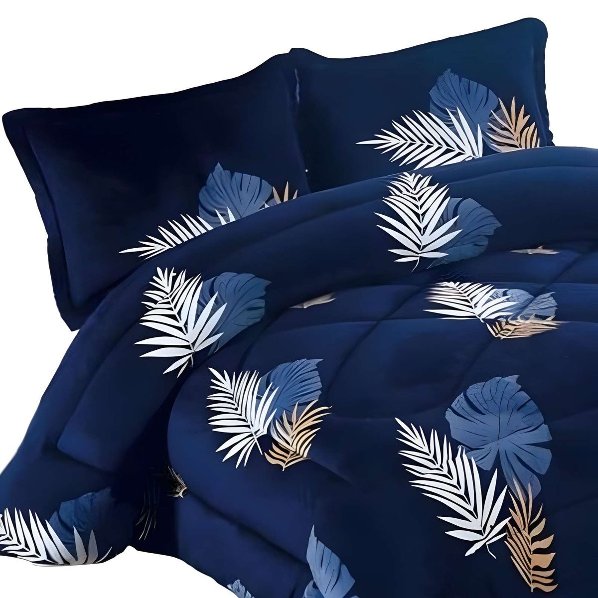 GENERICO - CUBRECAMA CHIPORRO 2 PLAZAS PLUMAS