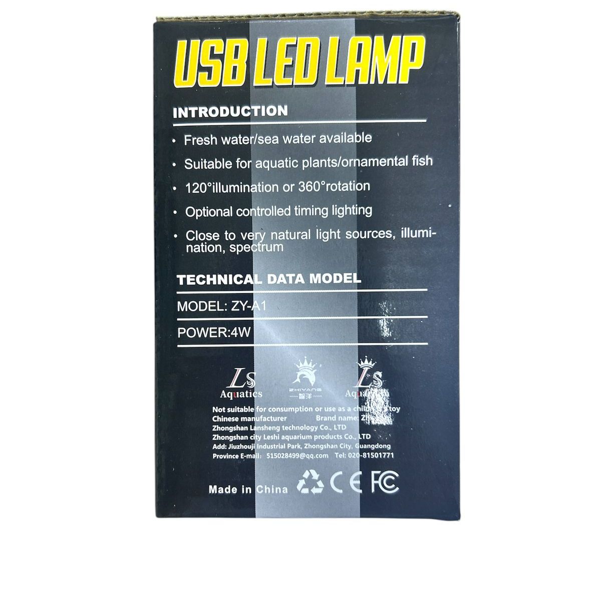 GENERICO - Luz Led Rgb Para Acuario zy-a1.