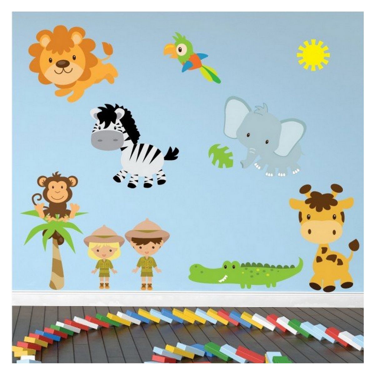 AVERY - Safari Animal Lion Giraffe Ws-44977