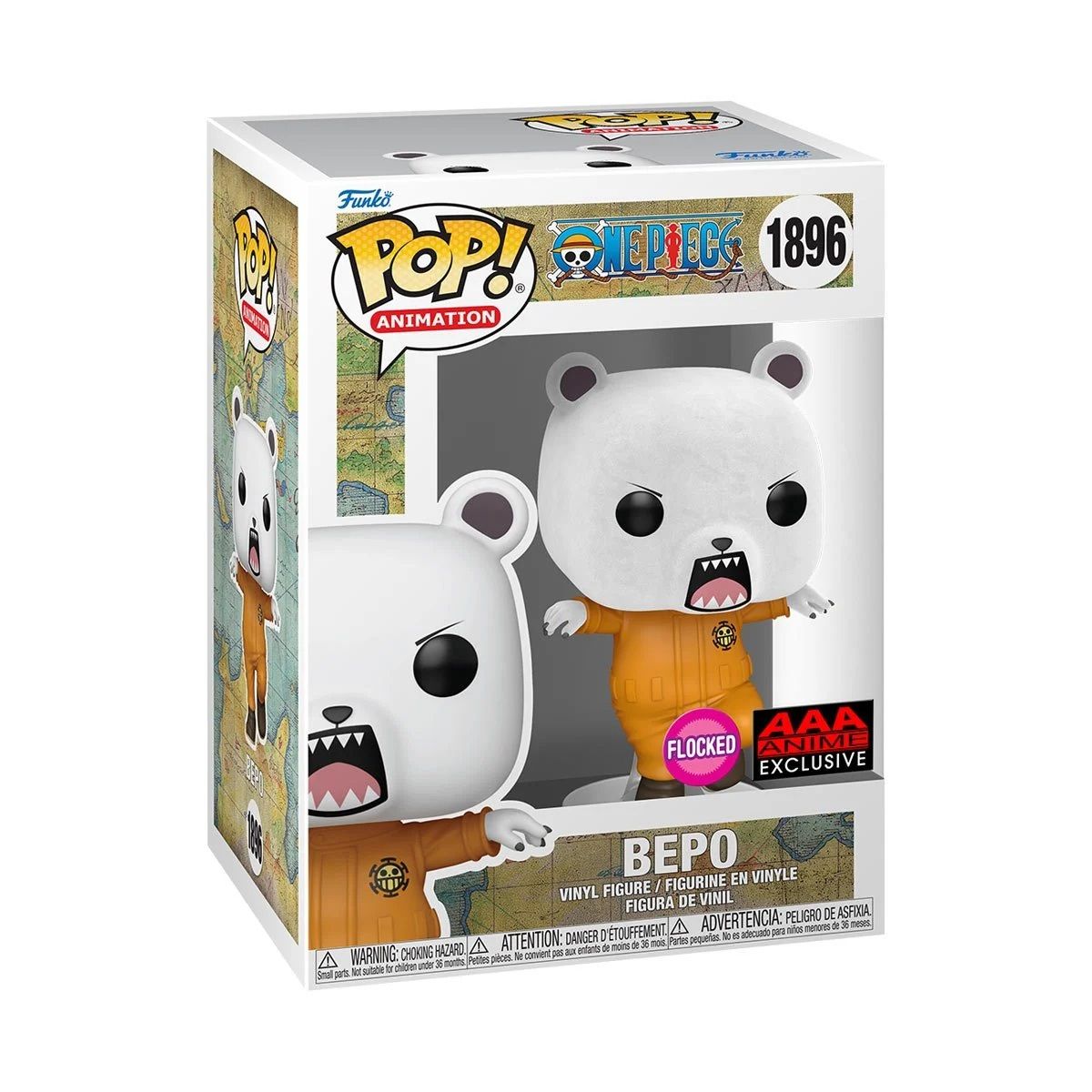 FUNKO - Funko Pop One Piece Bepo Flocked 1896