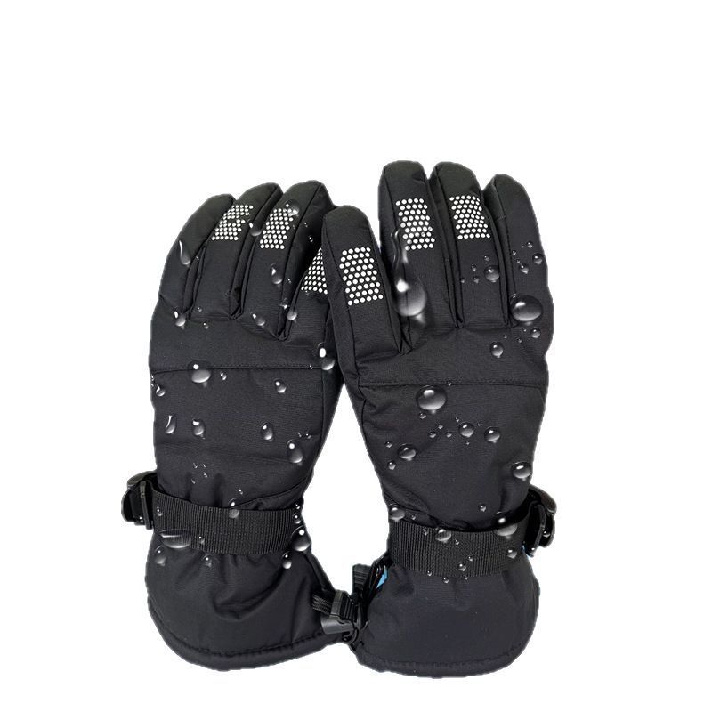 BLWOENS - Guantes de abrigo de invierno para mujeres - Negro