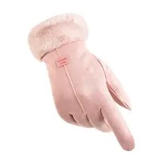 BLWOENS - Guantes de abrigo de invierno para mujeres - Café