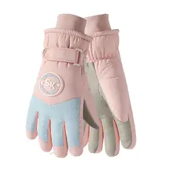 BLWOENS - Guantes de abrigo de invierno para mujeres - Rosa