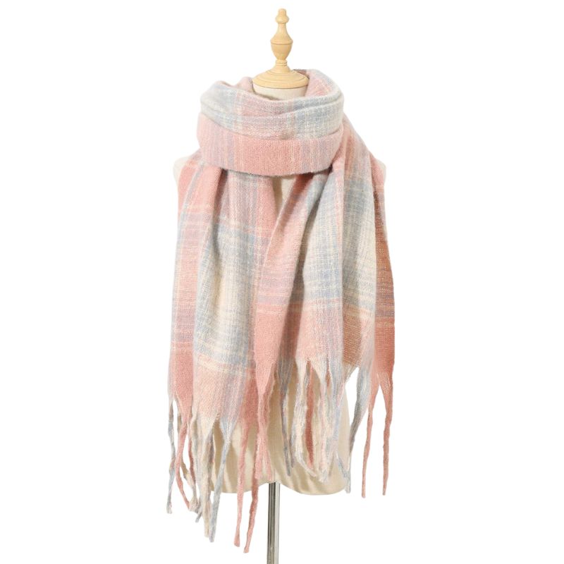 BLWOENS - Bufanda de mujer de invierno - Rosa