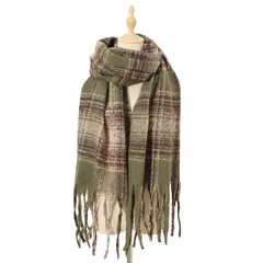 BLWOENS - Bufanda de mujer de invierno - Verde